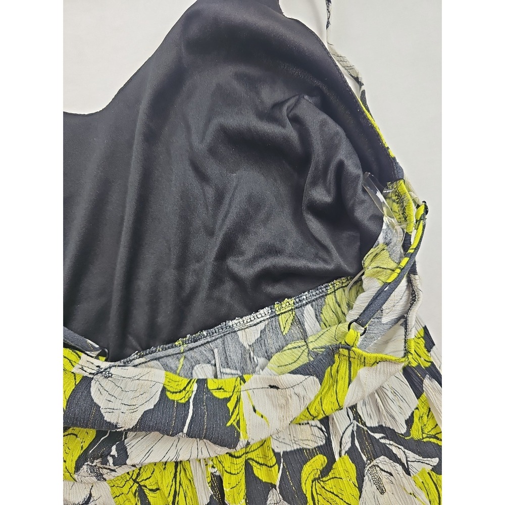 Trixxi Women's Tropical Maxi Dress Green Sz XL  Sleeveless Boho Sundress - Picture 6 of 10